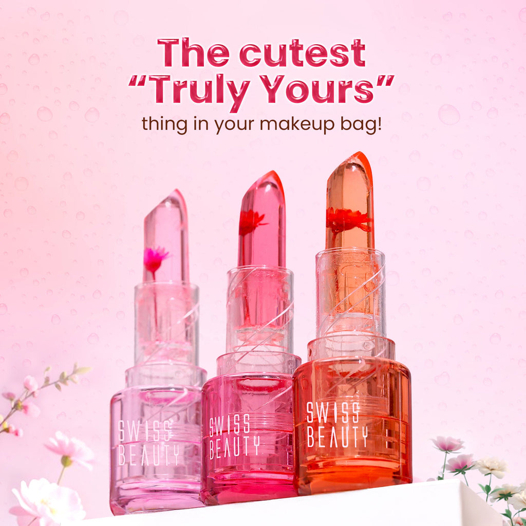 Swiss Beauty Jelly Bloom PH Lip Balm, Colour-Changing Tint, Hydrating With Vitamin E - Distacart