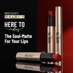 Swiss Beauty Select Here To Stay Lip Crayon Velvety-Matte Finish , 12-Hour Stay - 6 Raspberry Jam - Distacart