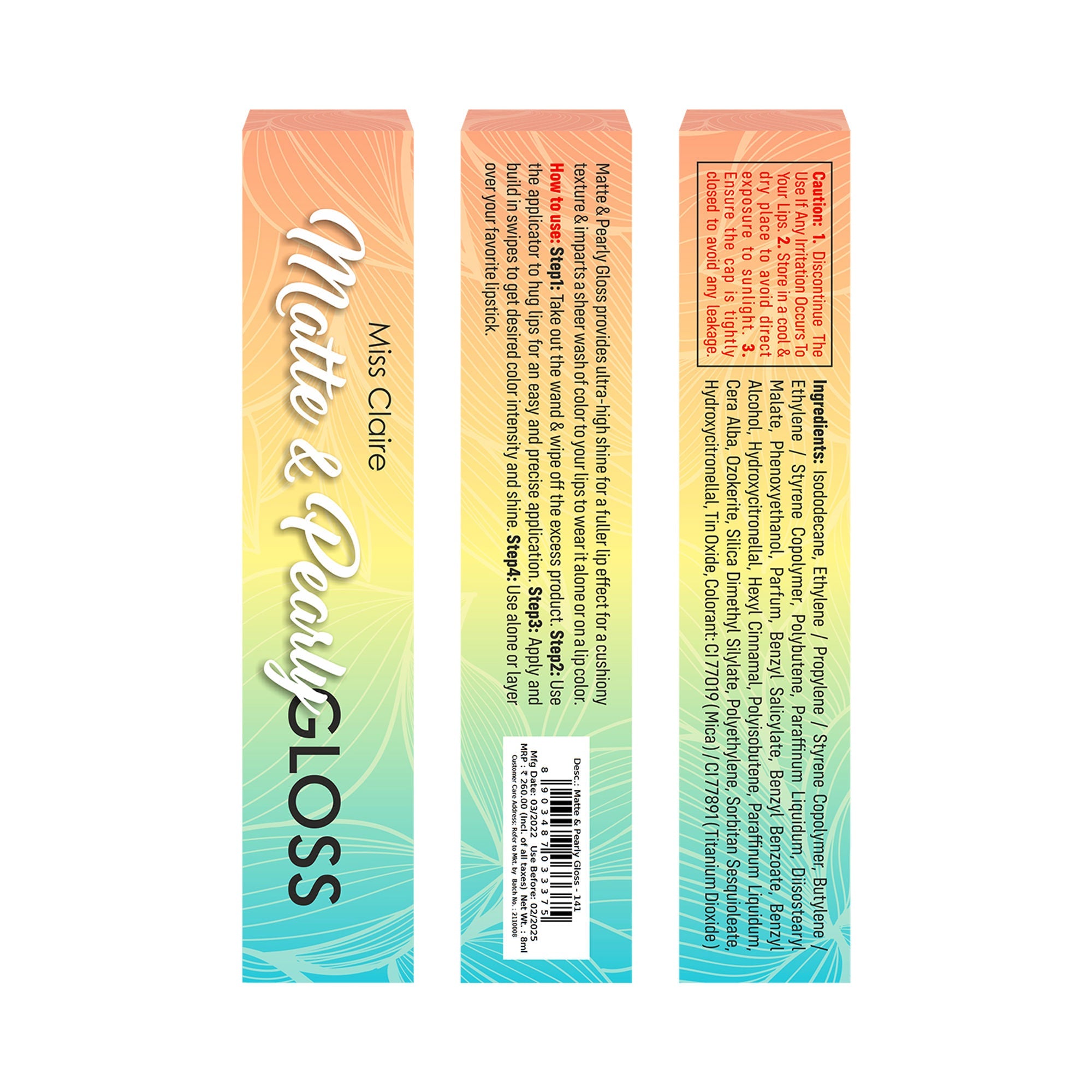 Miss Claire Matte & Pearly Gloss - 141