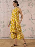 InWeave Honey Yellow Beige Kurta Set