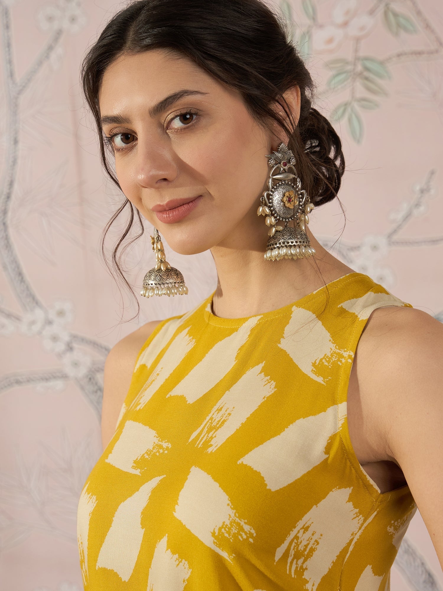 InWeave Honey Yellow Beige Kurta Set