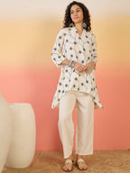 InWeave White Embroidery Mandarin White Set - Distacart