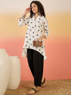 InWeave White Embroidery Mandarin Black Set - Distacart