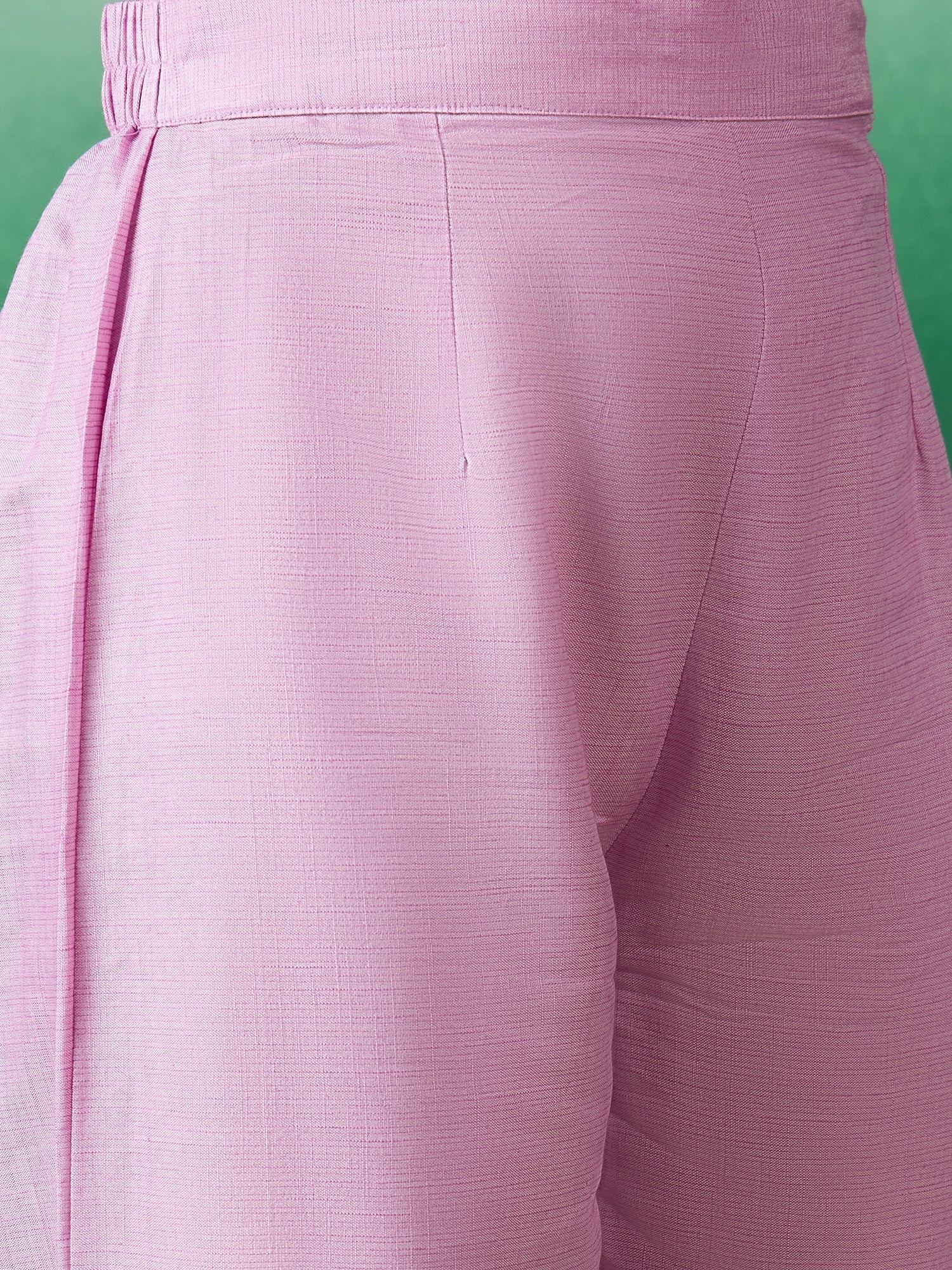 InWeave Lavender Lurex Thick Strappy Straight Kurta Pant Set - Distacart