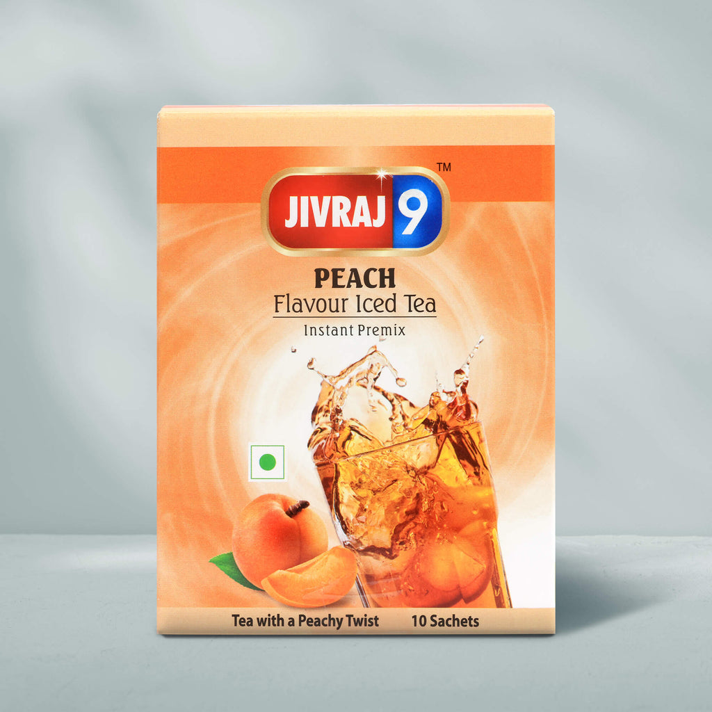 jivraj9 Tea Peach Premix Iced Tea Box - Distacart