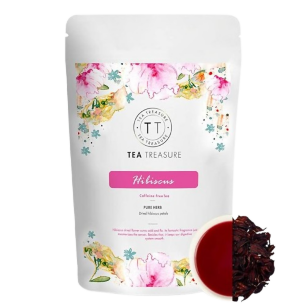 Tea Treasure Hibiscus Flower Tea - Distacart