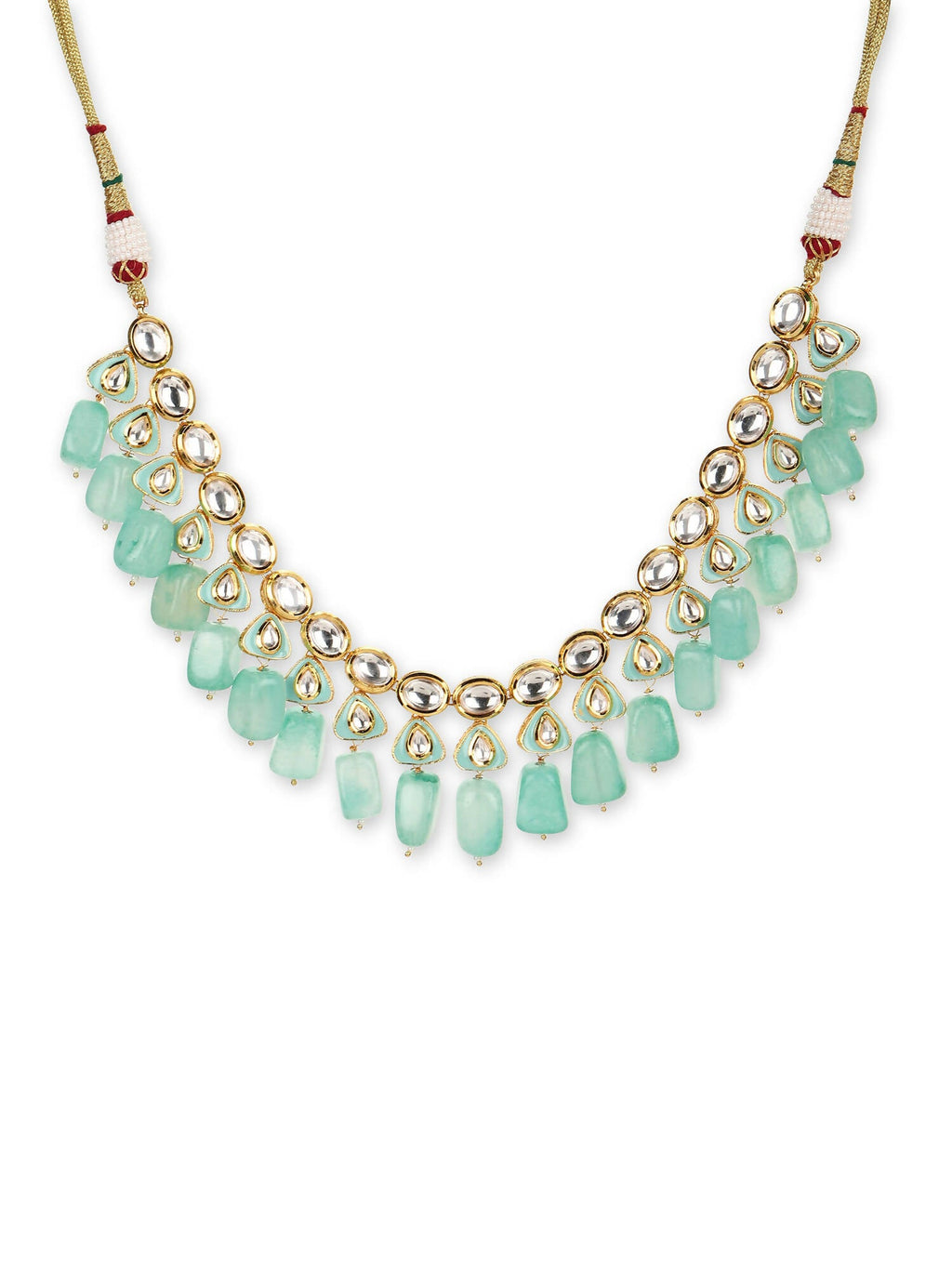Women's Gold-Plated Necklace - Ruby Raang - Distacart