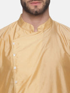 Sethukrishna Men Beige Kurta with Dhoti Pants - Distacart