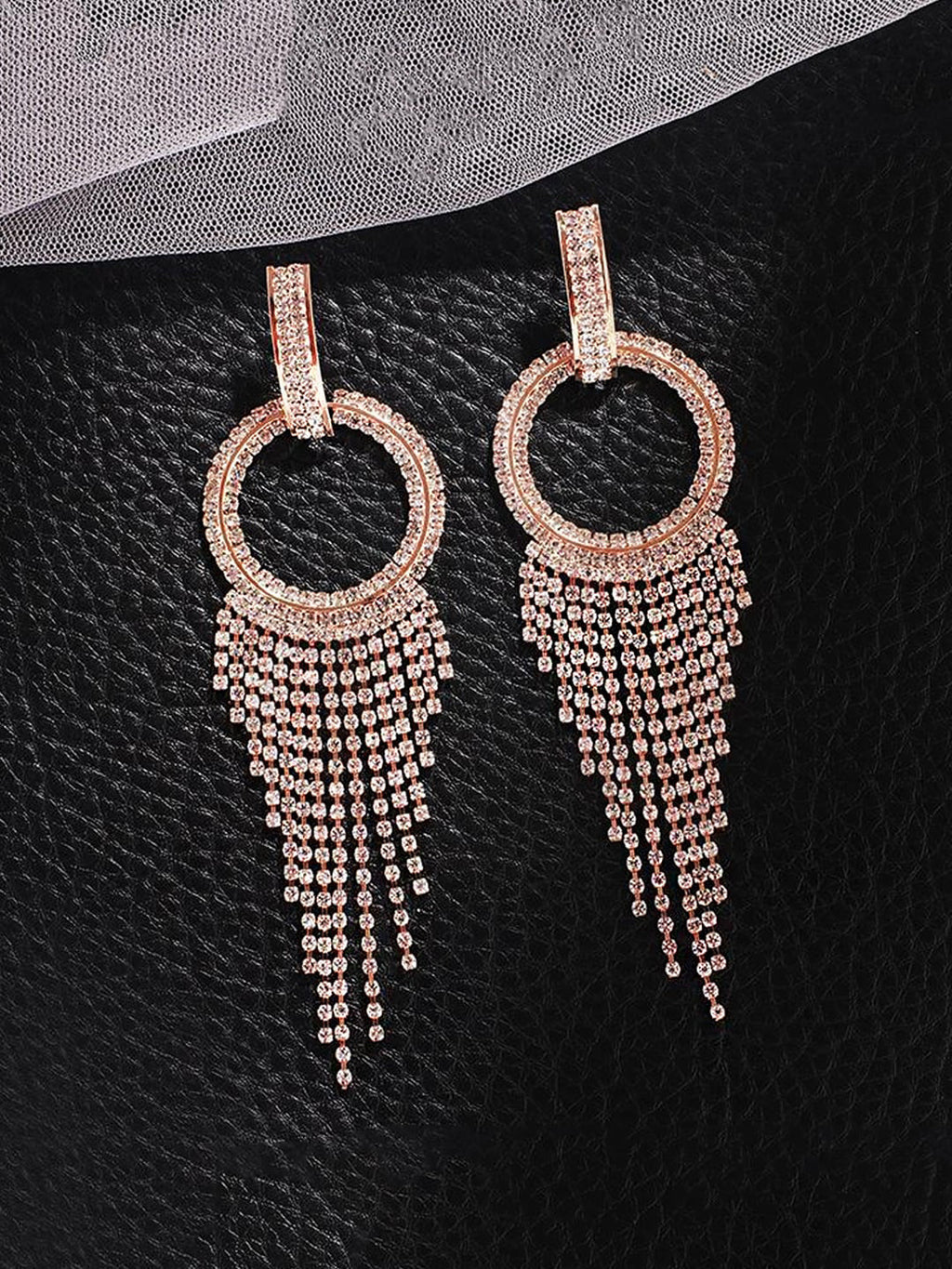Yellow Chimes Gold-Toned Contemporary Drop Earrings - Distacart