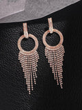 Yellow Chimes Gold-Toned Contemporary Drop Earrings - Distacart