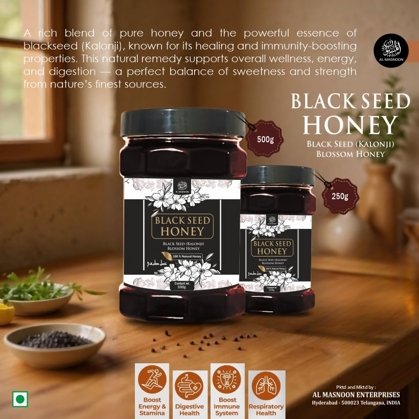 Al Masnoon Black Seed Honey