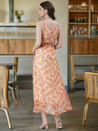 Souchii Floral Print Tiered Dress – Flowy Fit & Flare