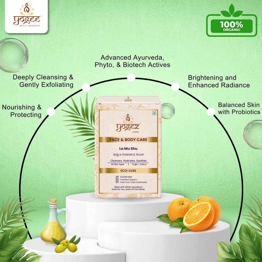 Yogez La Mu Shu Radiant Papaya Glow Soap - Distacart