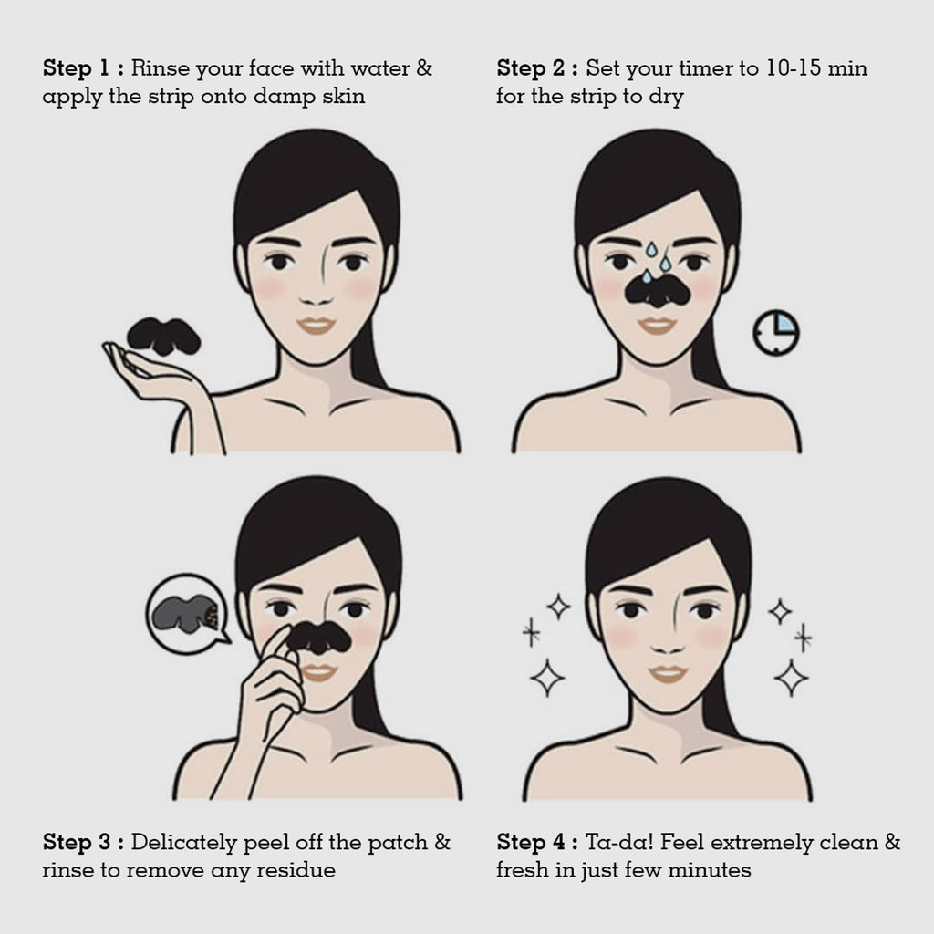 Miss Claire Charcoal Nose Strip - Distacart