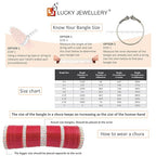 Tehzeeb Creations Bridal Bangle Set Red Color Chuda Dulhan Punjabi Choora Wedding Chura For Women - Distacart