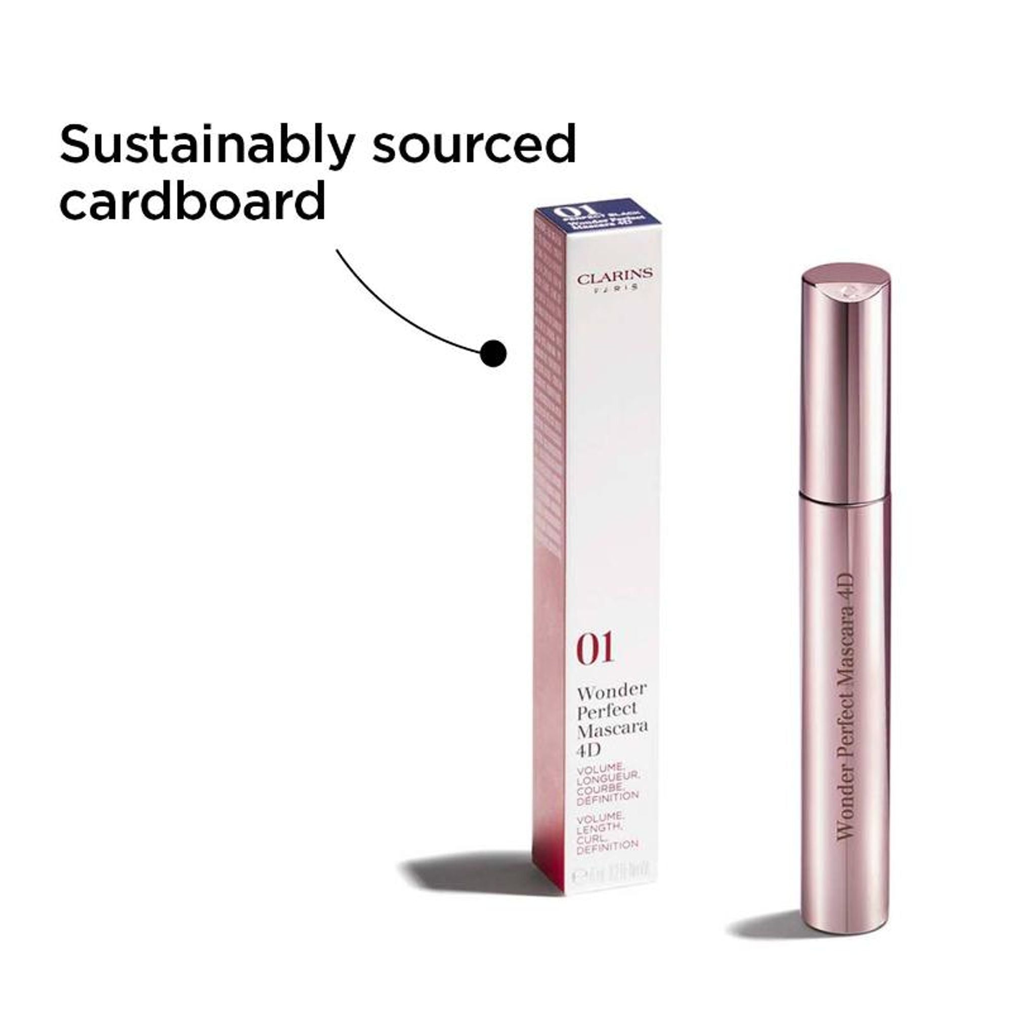 Clarins Wonder Perfect Mascara Black - Black - Distacart