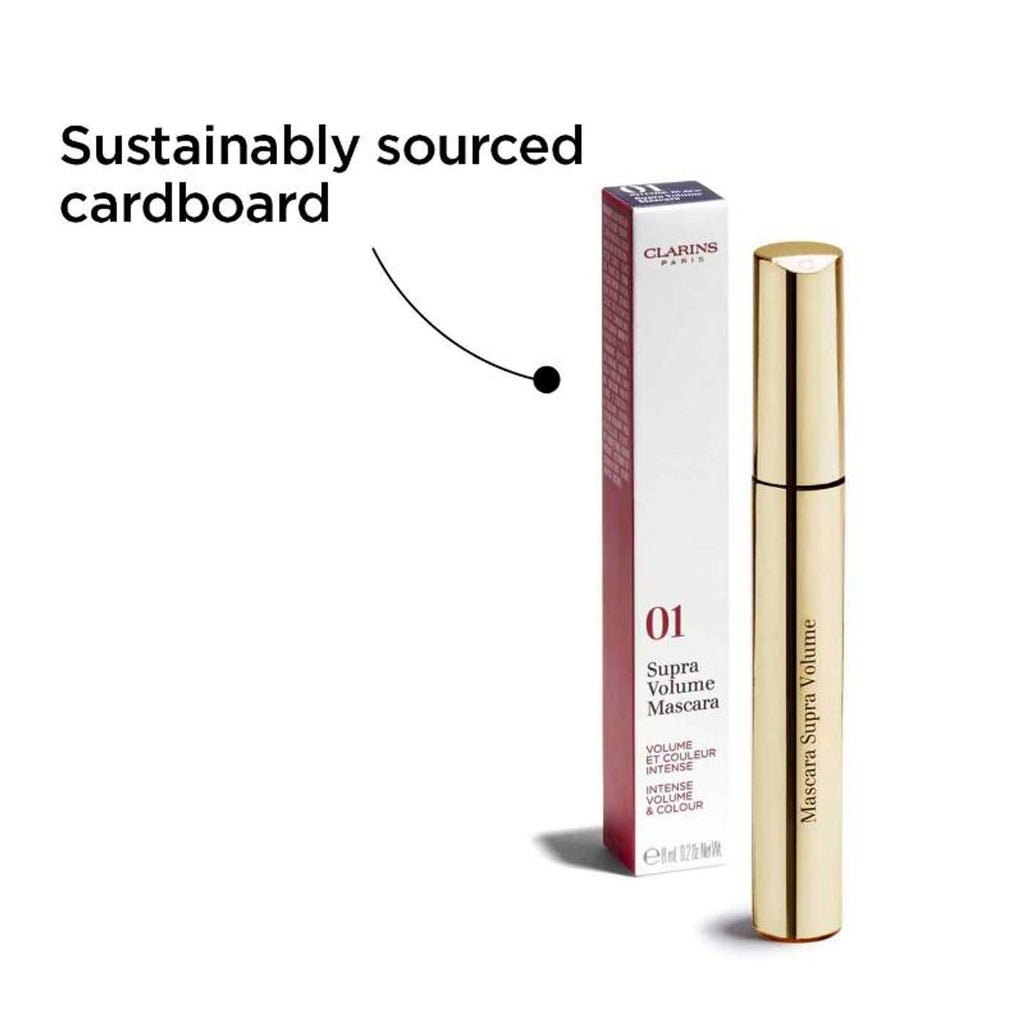 Clarins Supra Volume Mascara 01 Intense Black - Distacart