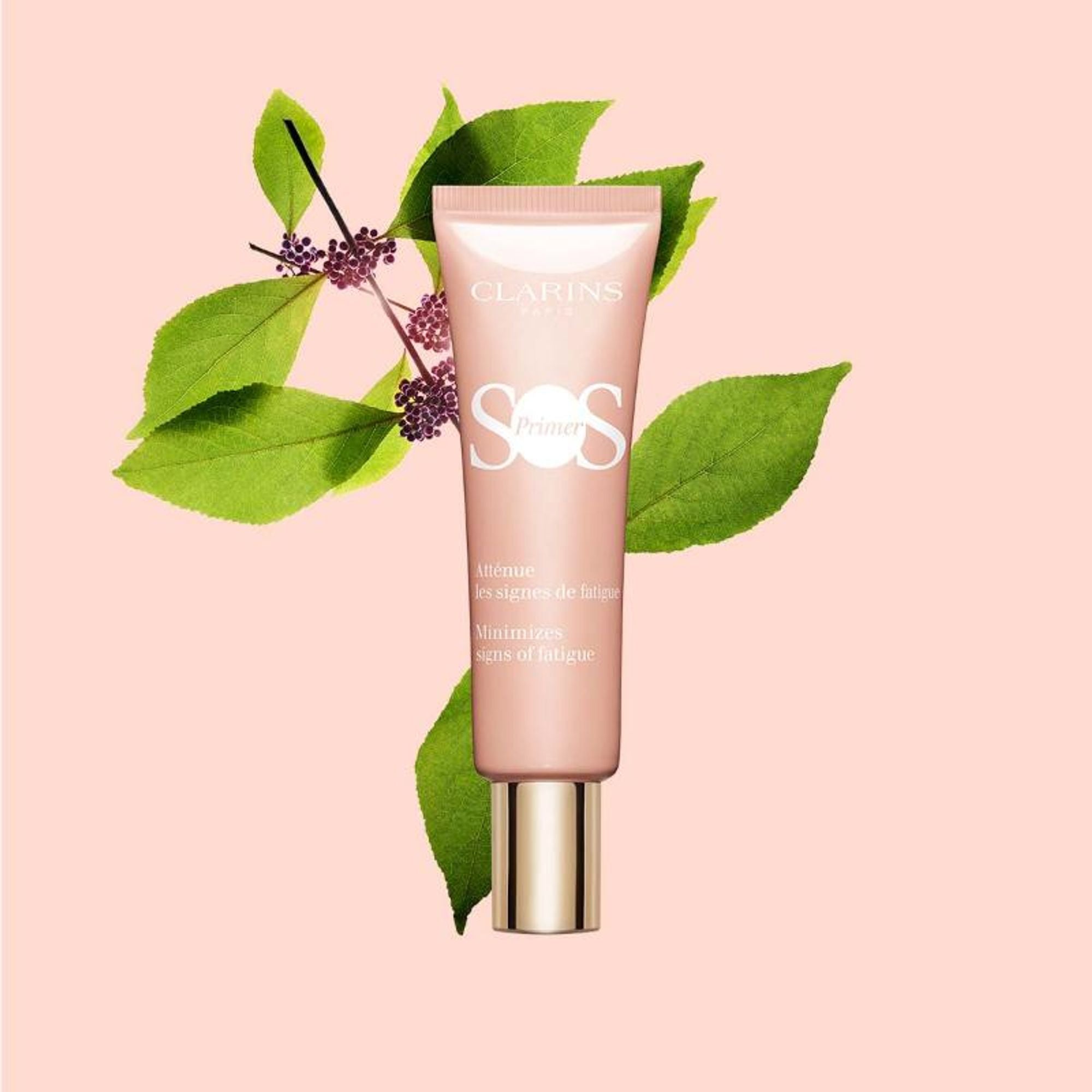 Clarins SOS Color Correcting Face Primer - Radiance Pink - Distacart