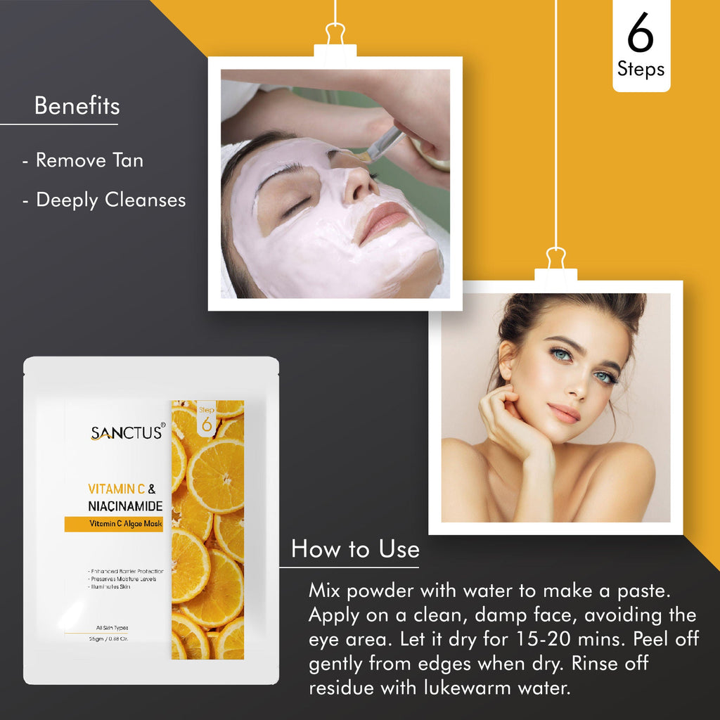 SANCTUS Vitamin C & Niacinamide Single Use Facial Kit