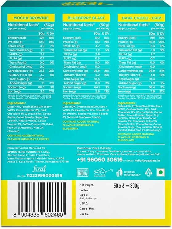 Yoga Bar Variety Pack Protein Bars - Distacart
