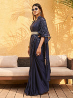 Tikhi Imli Embellished Kaftan Saree - Distacart