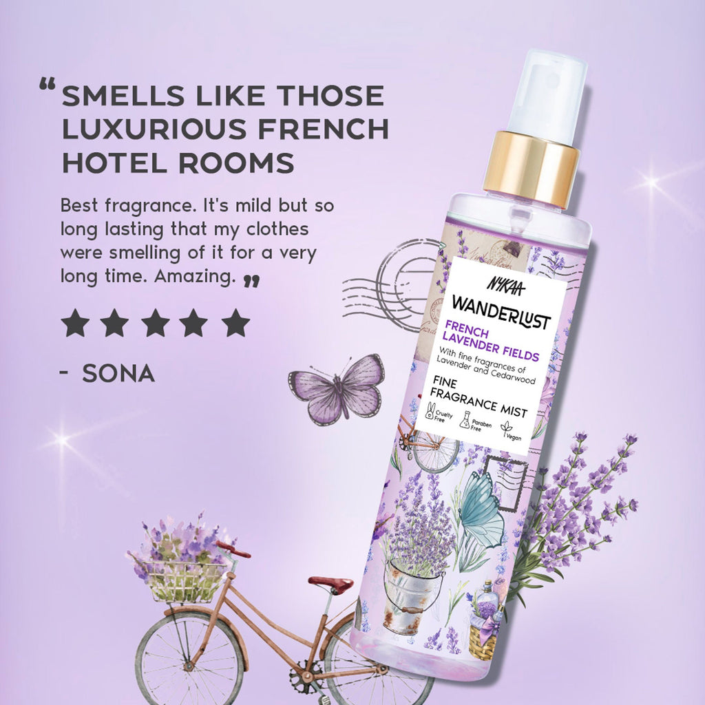 Wanderlust Fragrance Mist For Her - French Lavender