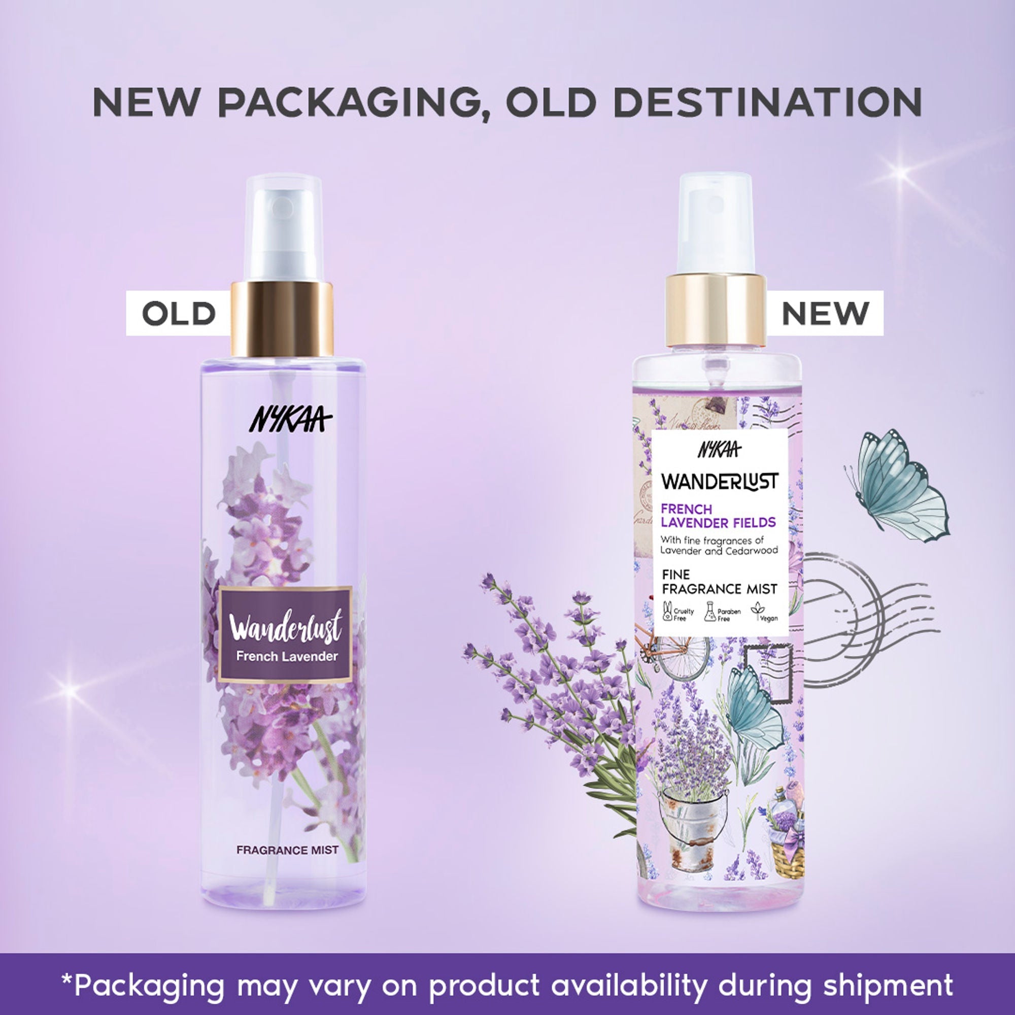 Wanderlust Fragrance Mist For Her - French Lavender