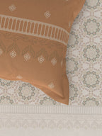 MYTRIDENT Unisex Orange Bedsheets