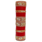 Tehzeeb Creations Bangle Set for Women (Red) - Distacart