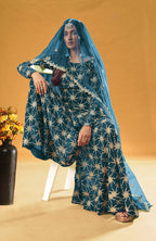 Monjolika Fashion Teal Embroidered Palazzo Salwar Suit - Distacart