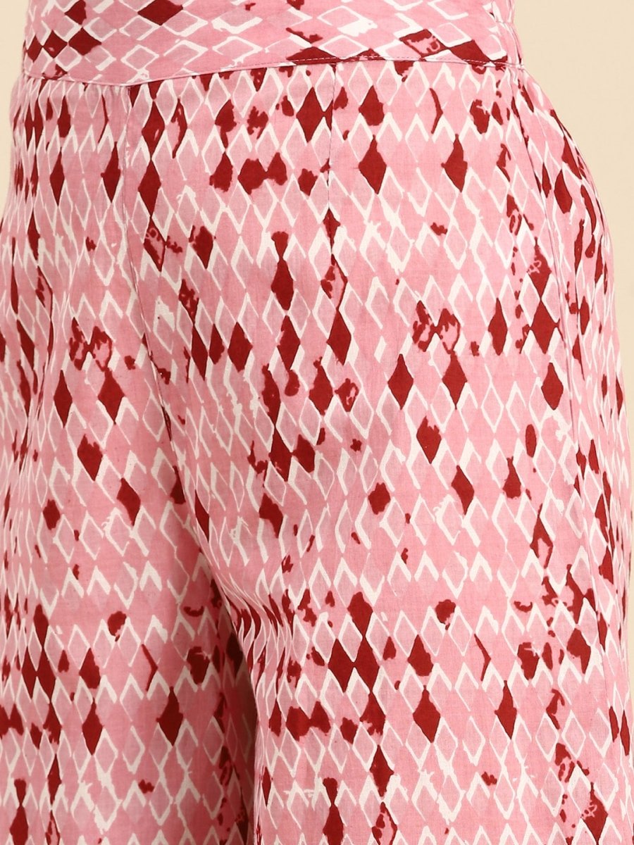 All About You Ethnic Motifs Printed Kurta with Palazzos