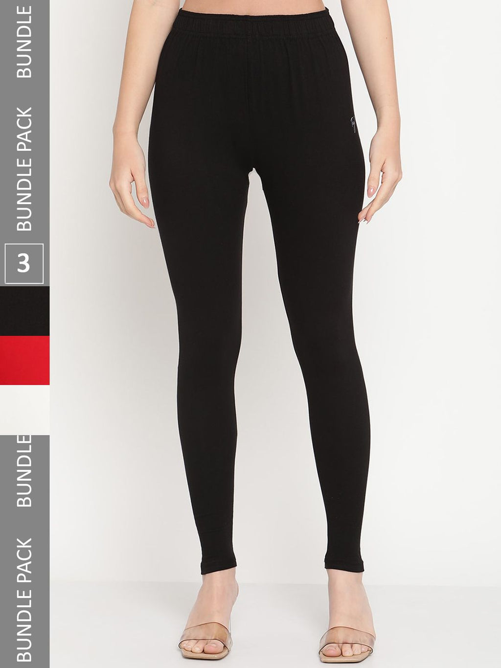 TAG 7 Pack Of 3 Ankle Length Leggings
