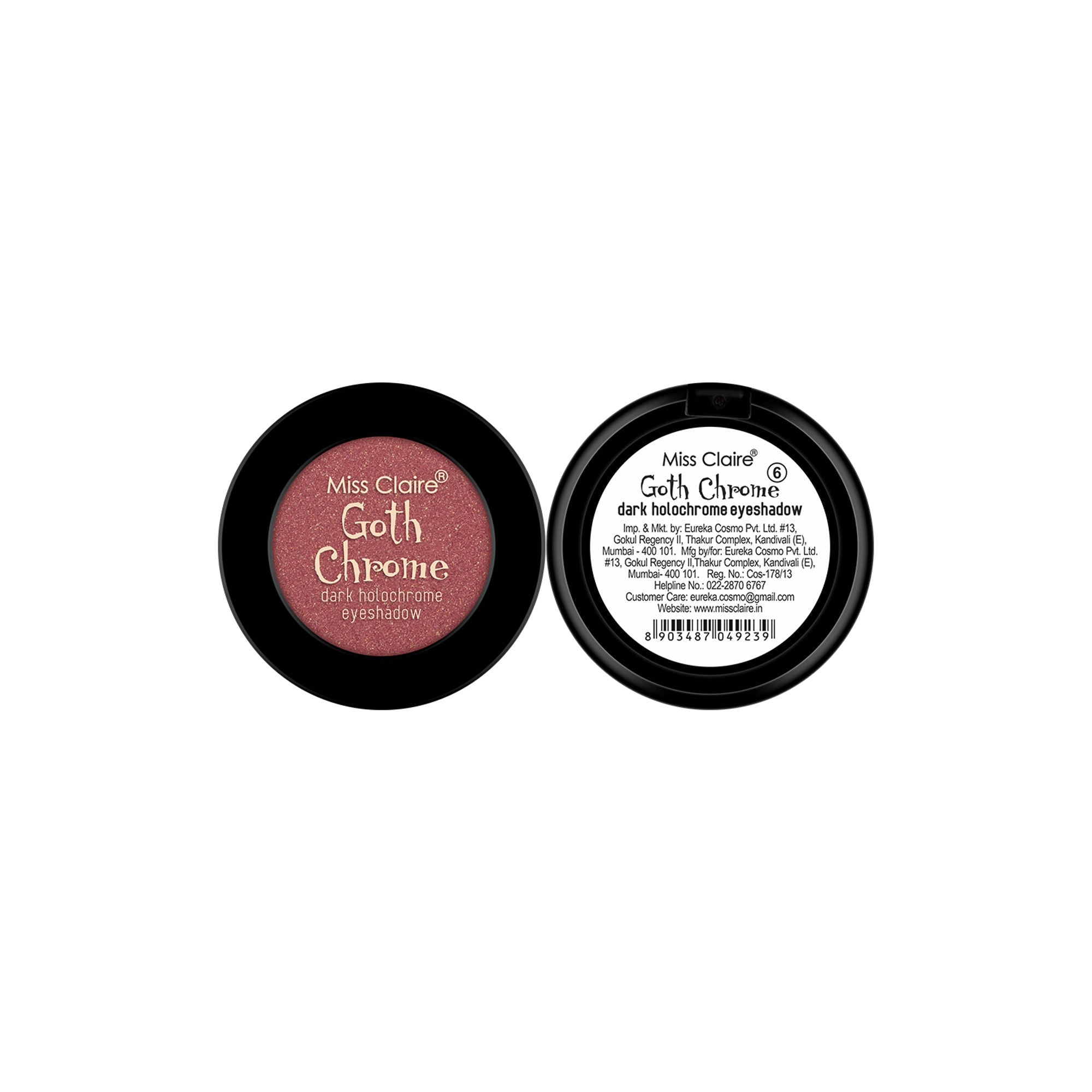 Miss Claire Goth Chrome Eyeshadow - 6 - Distacart