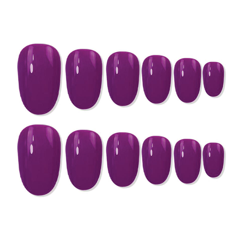 shills professional reusable press on nails oval spn545