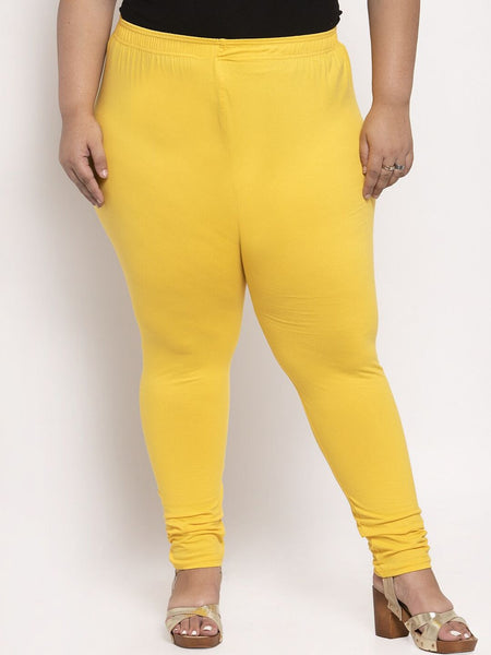 TAG 7 Women Plus Size Ankle Length Cotton Leggings