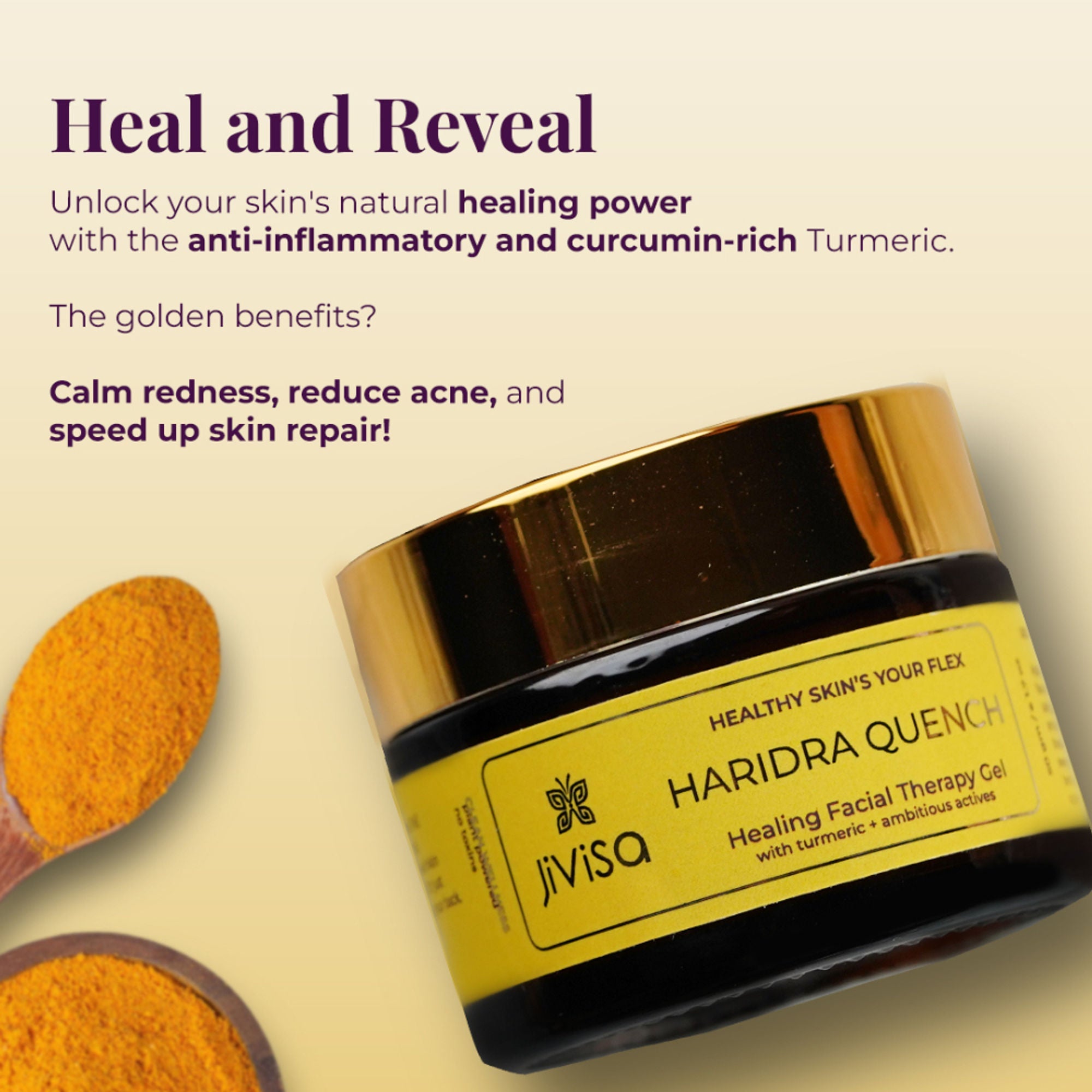 JiViSa Haridra Quench Healing Aloe Gel