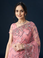 kasee Embellished Neted Sarees - Distacart
