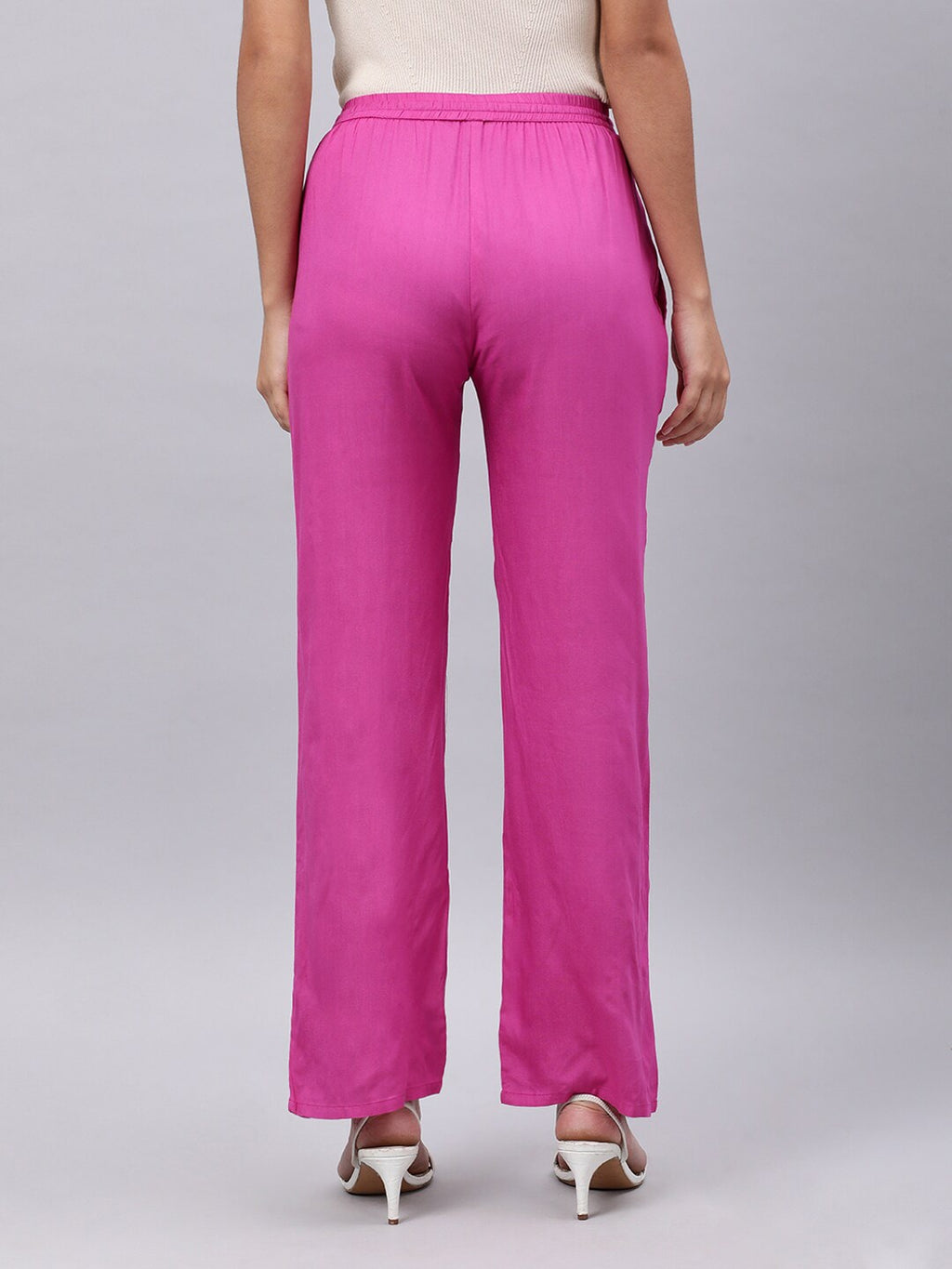 Souchii Mauve Liva Palazzos - Distacart