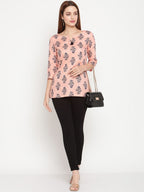TAG 7 Women Pack of 2 Brown & Black Solid Kurti Pants