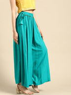 TAG 7 Women Flared Ethnic Palazzos