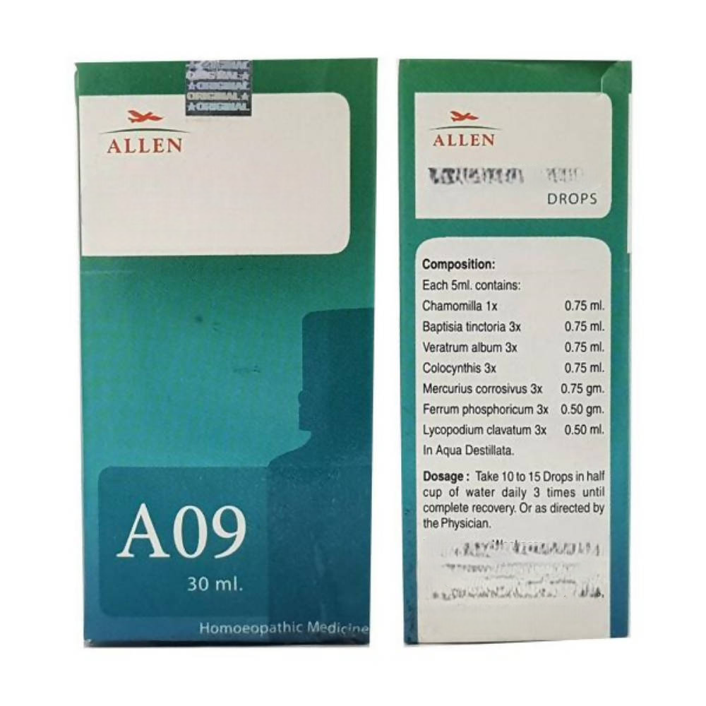 Allen Homeopathy A09 Drops - Distacart