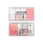 Miss Claire French Manicure Kit With Acrylic Box