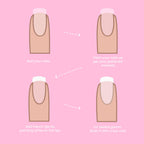 Miss Claire French Manicure Kit With Acrylic Box