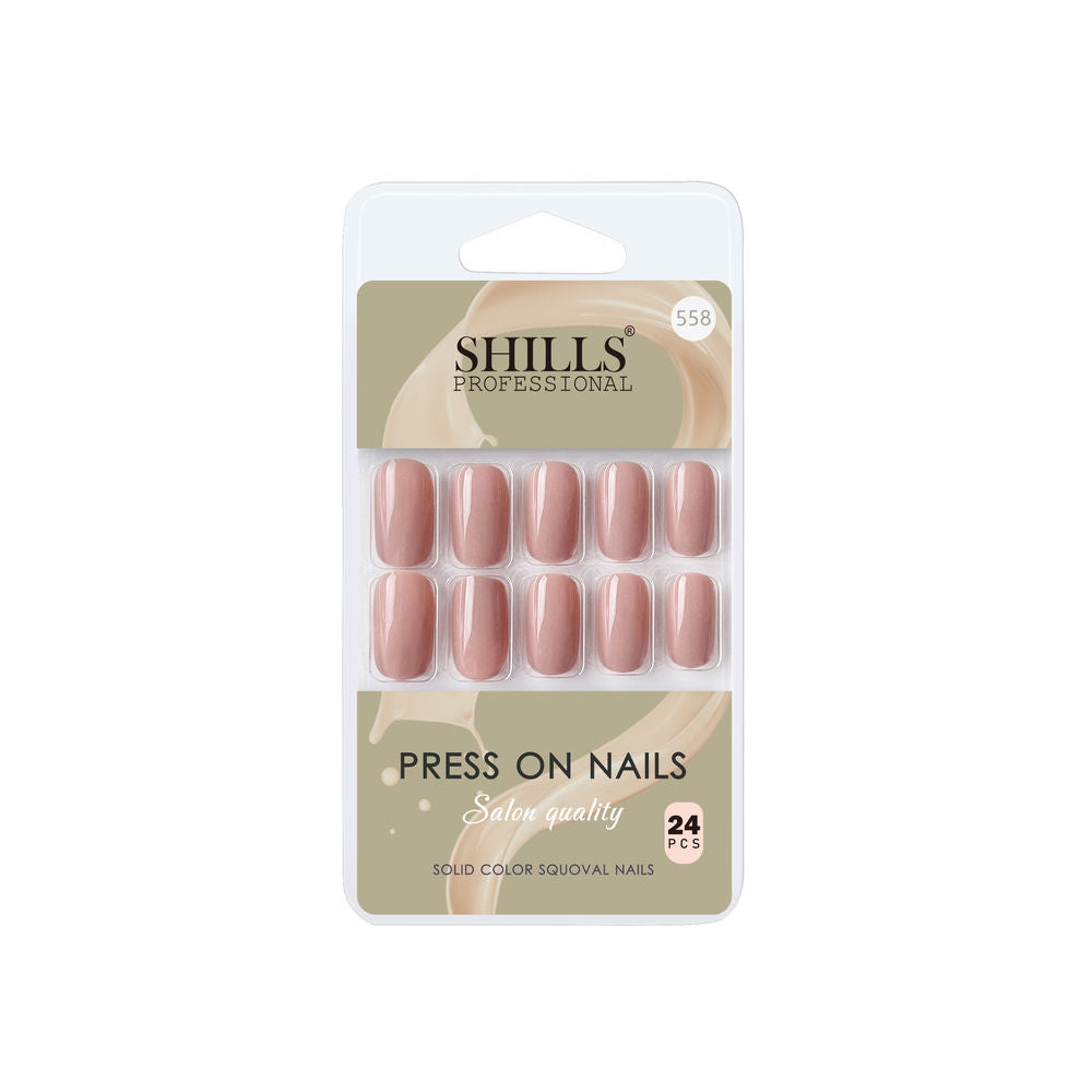 Shills Professional Reusable Press On Nails Square - SPN558