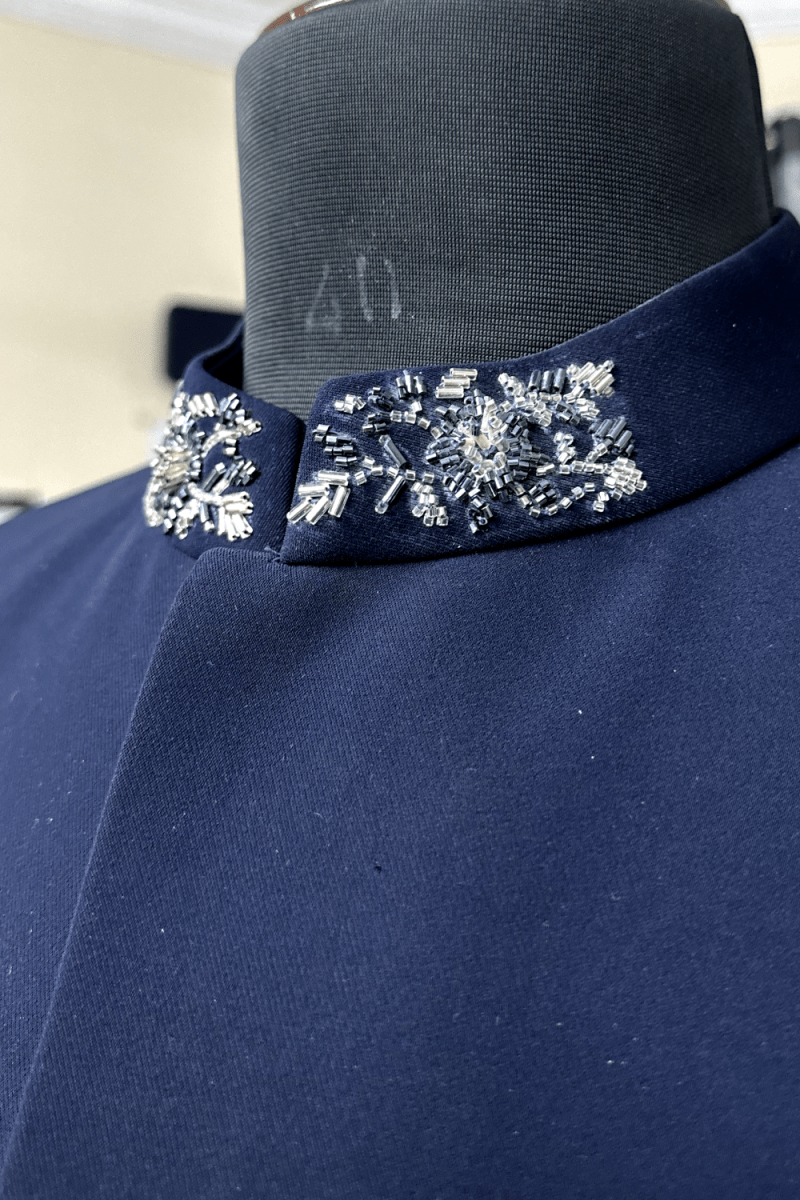 Azul Oscuro Designer Men's indo western by Hilo Design