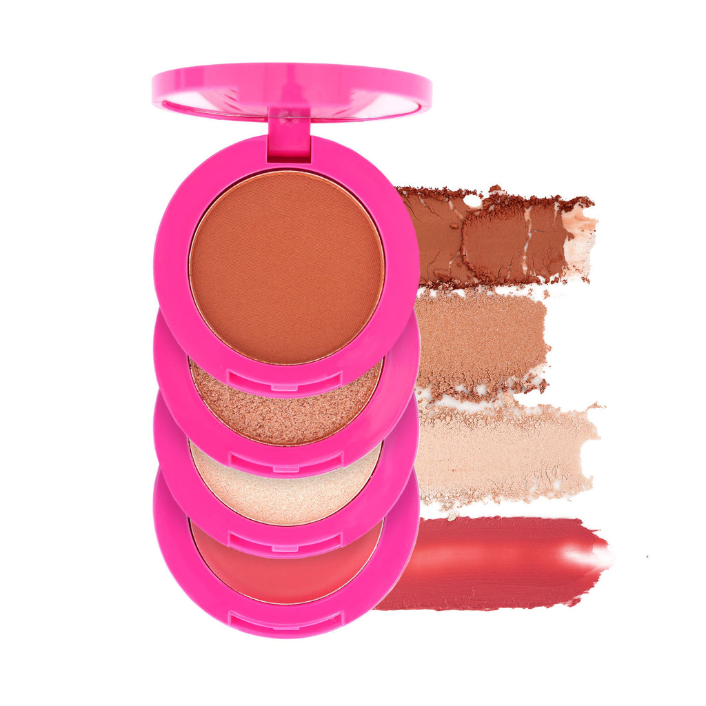 Swiss Beauty Craze Baesic Multi-Face Palette - 01 Delulu