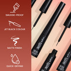 Swiss Beauty Matte Max Eyeliner Black - Distacart