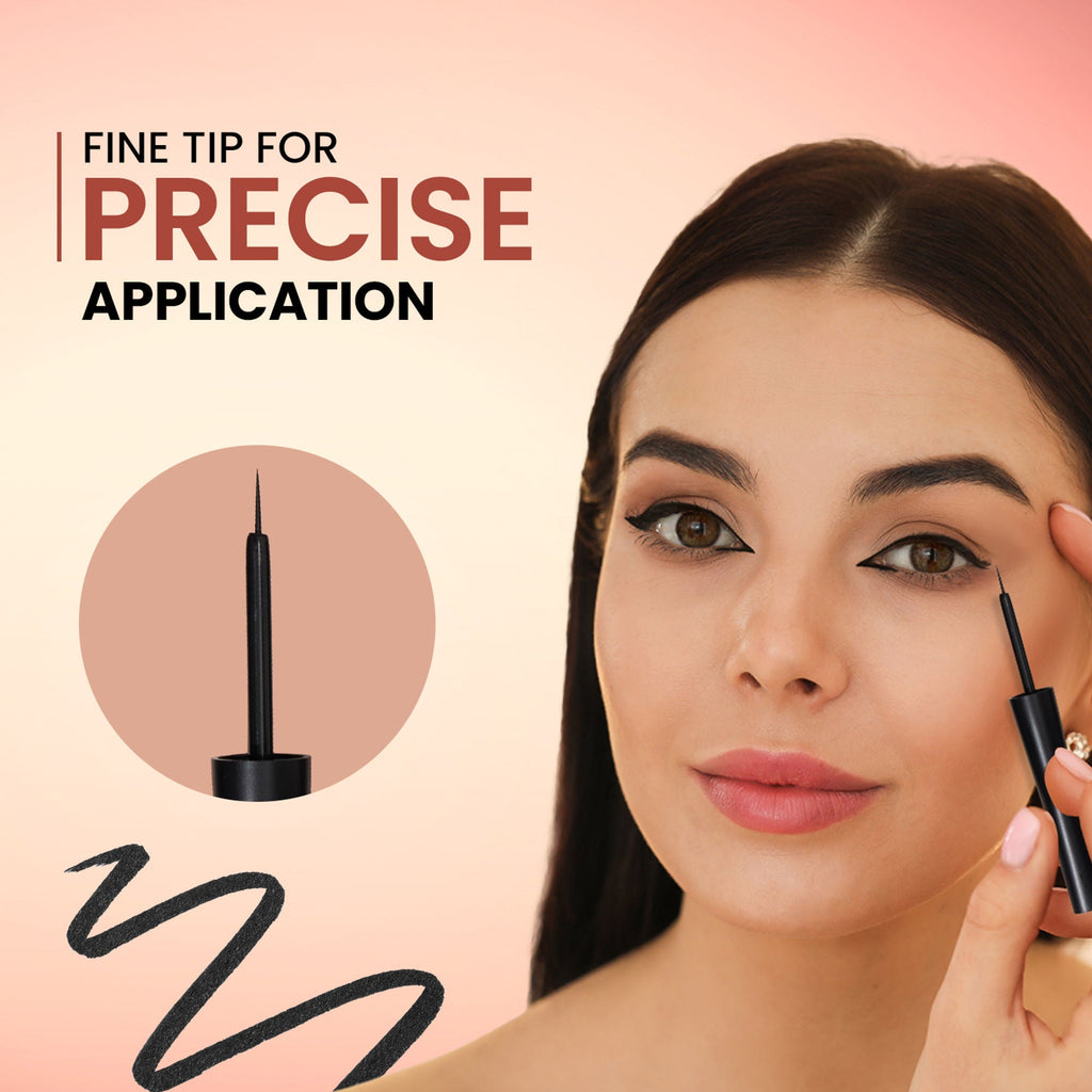 Swiss Beauty Matte Max Eyeliner Black - Distacart