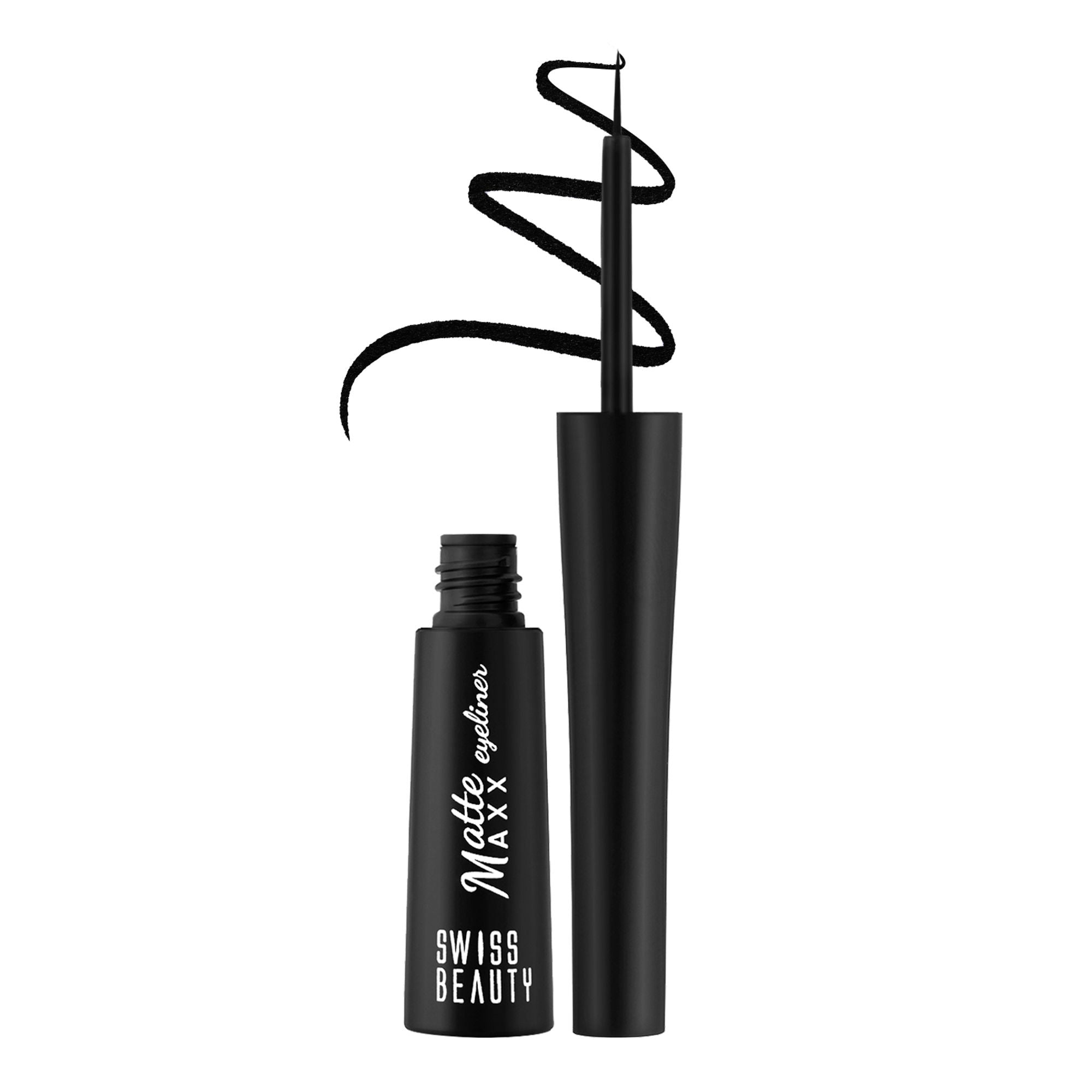 Swiss Beauty Matte Max Eyeliner Black - Distacart