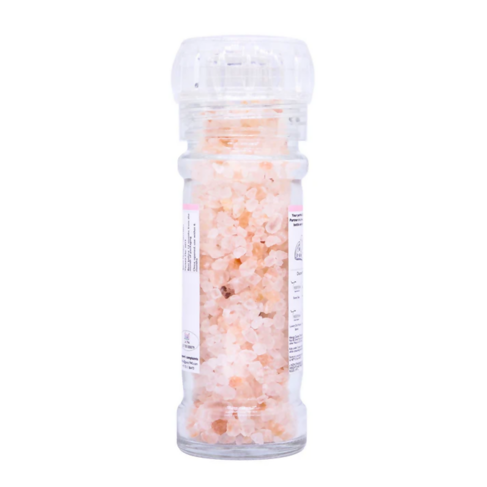 Tassyam Organics Pink Salt Granules Grinder Bottle - Distacart